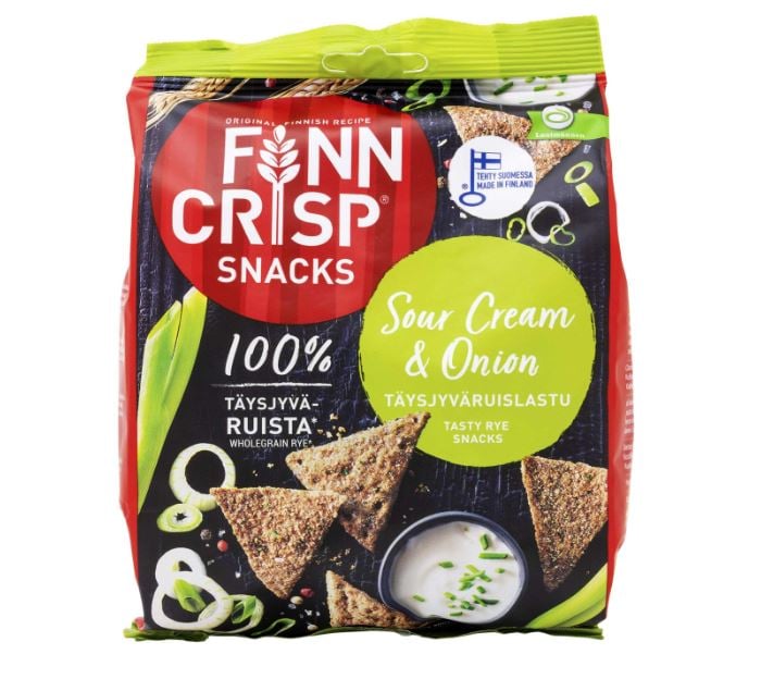 Finn Crisp Rozs Ropogós tejfölös hagymás