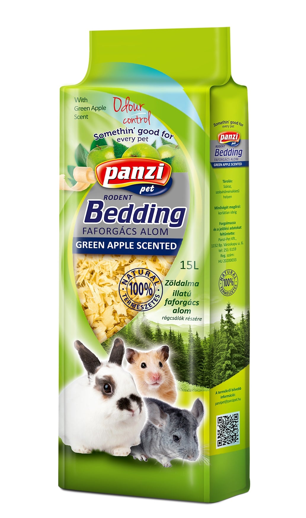 Panzi Zöldalmás forgács