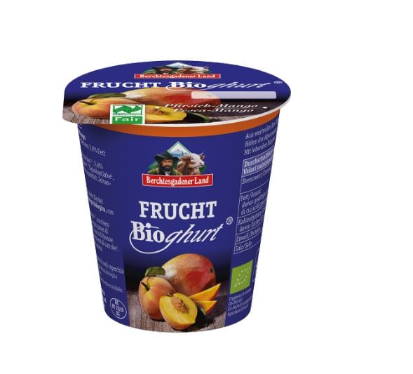 Bio Alpenmilch barack-mangó ízű gyümölcsjoghurt