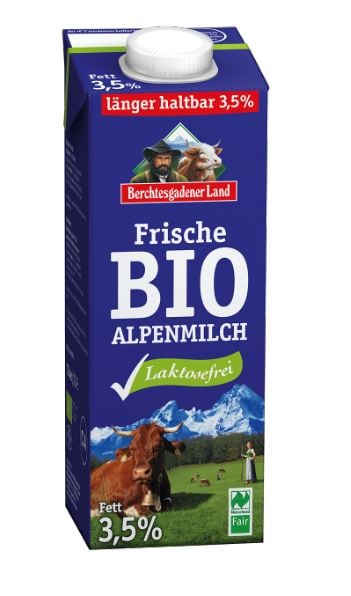 Bio Alpenmilch laktózmentes tej 3,5%