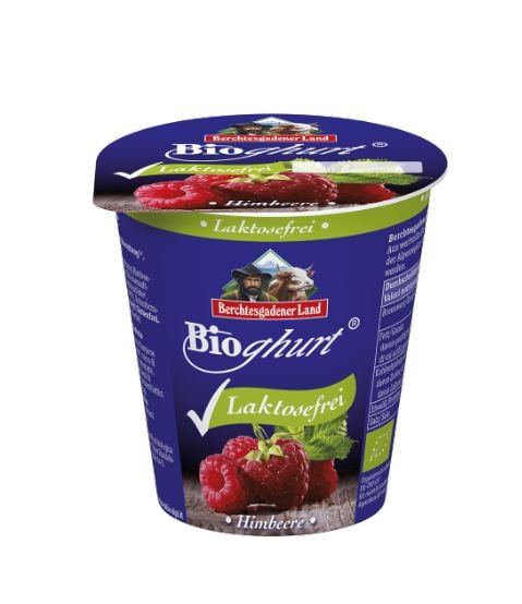 Bio Alpenmilch laktózmentes málna ízű gyümölcsjoghurt