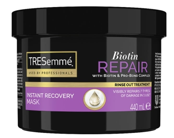 TRESemmé Biotin Repair hajpakolás, károsodott hajra, 440ml