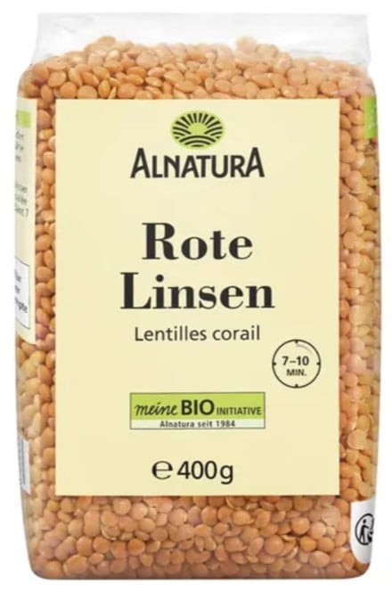 Alnatura BIO Vöröslencse