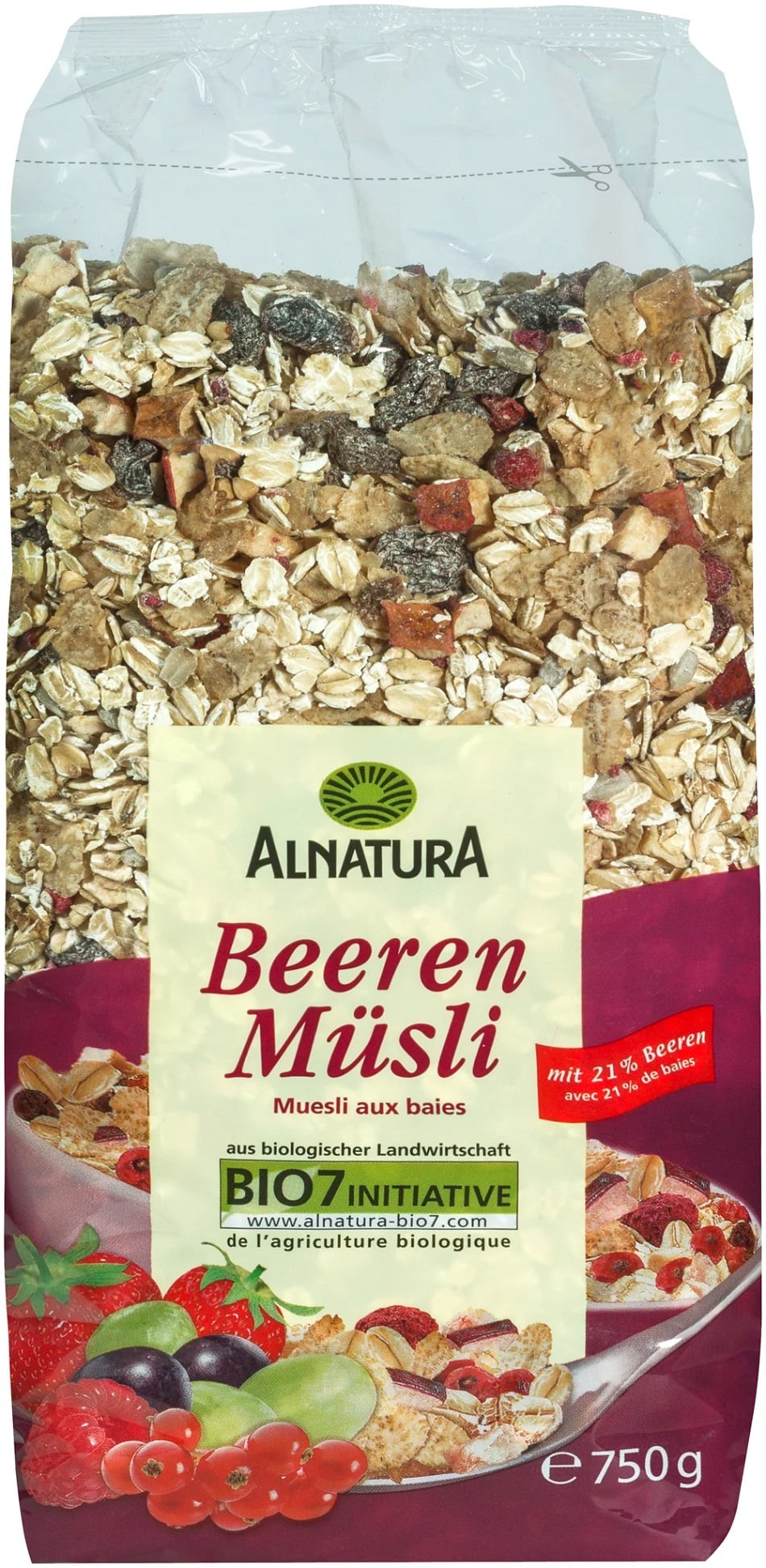 Alnatura BIO Bogyós gyümölcsös müzli