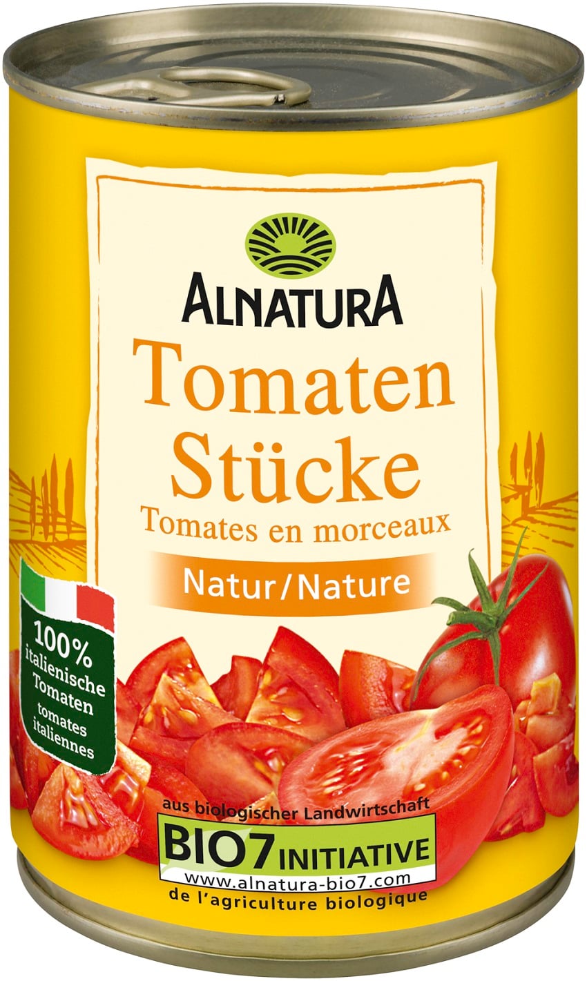 Alnatura BIO Apróra vágott paradicsom (400g)