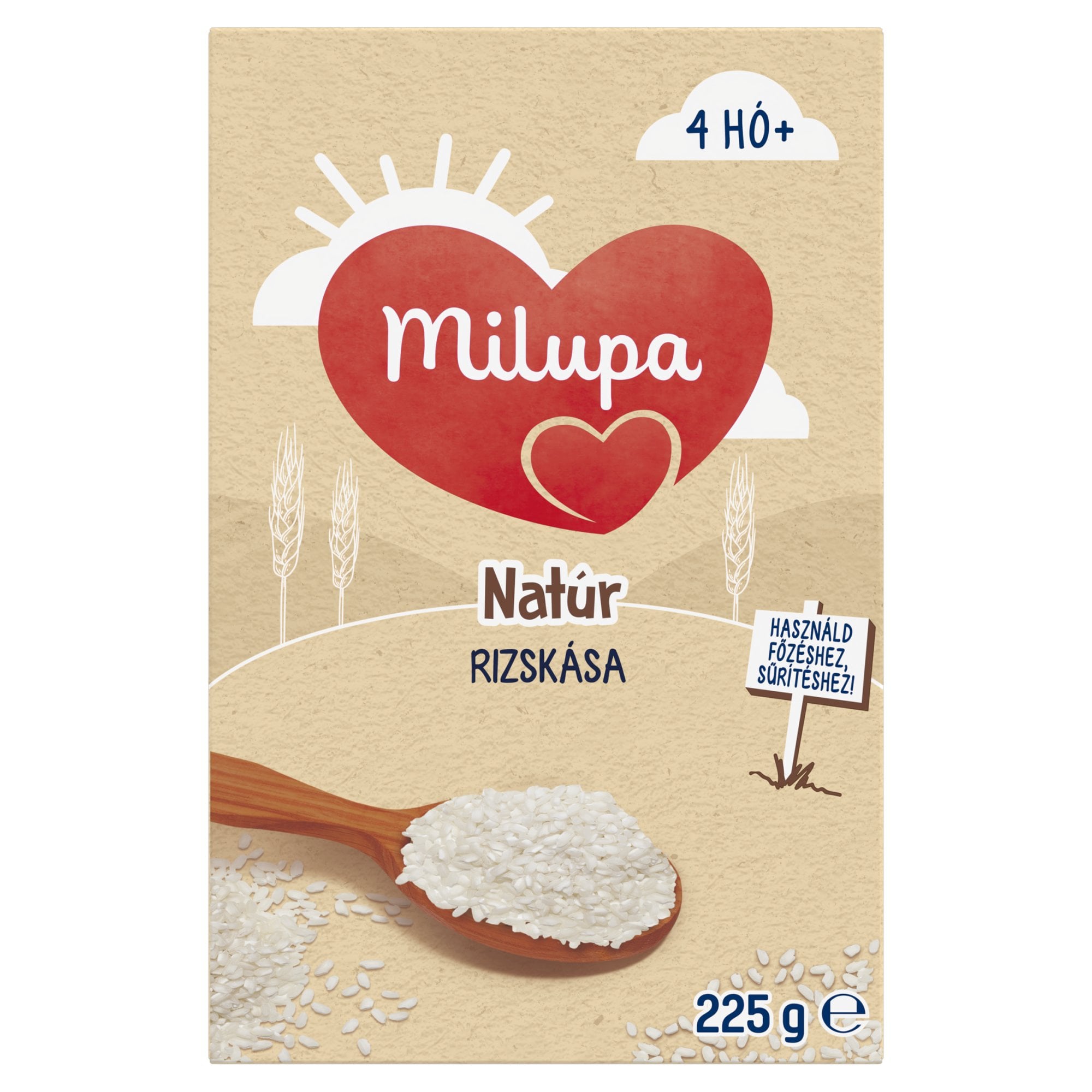 Milupa Natúr rizskása 225 g 4 hónapos kortól