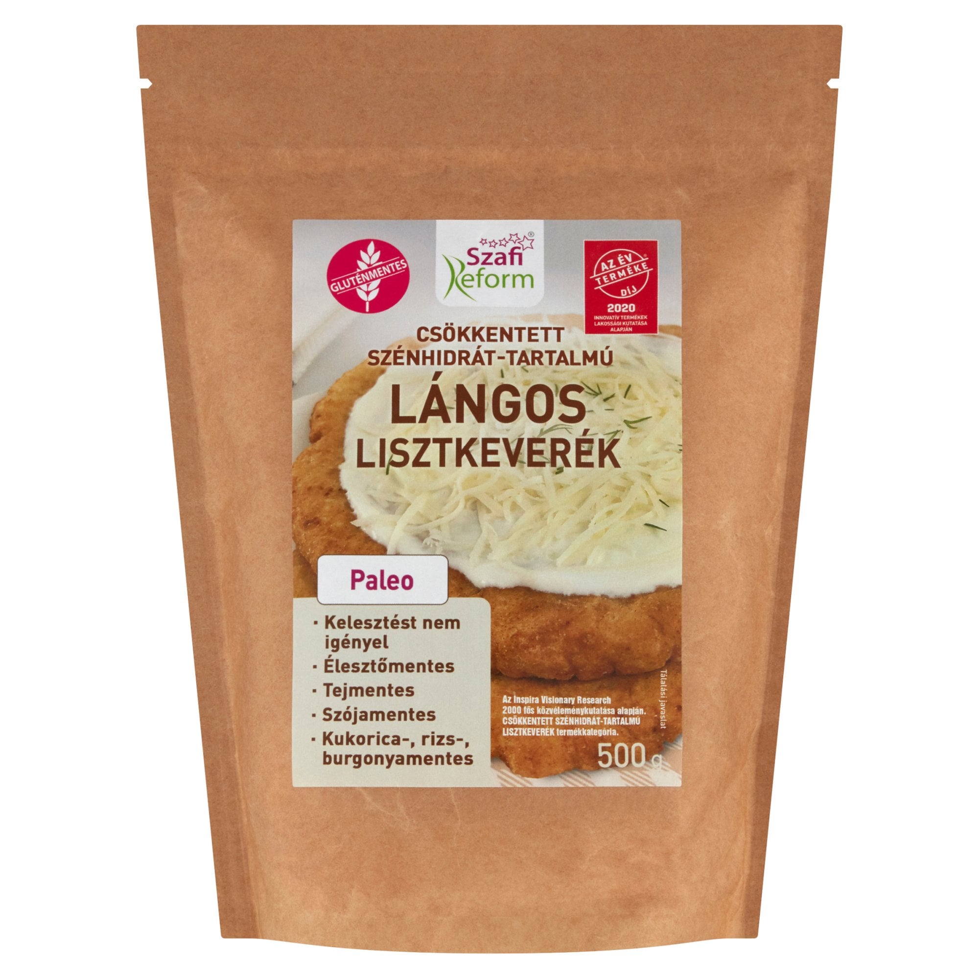Szafi Reform csökkentett-szénhdiráttartalmú lángos lisztkeverék (gluténmentes)
