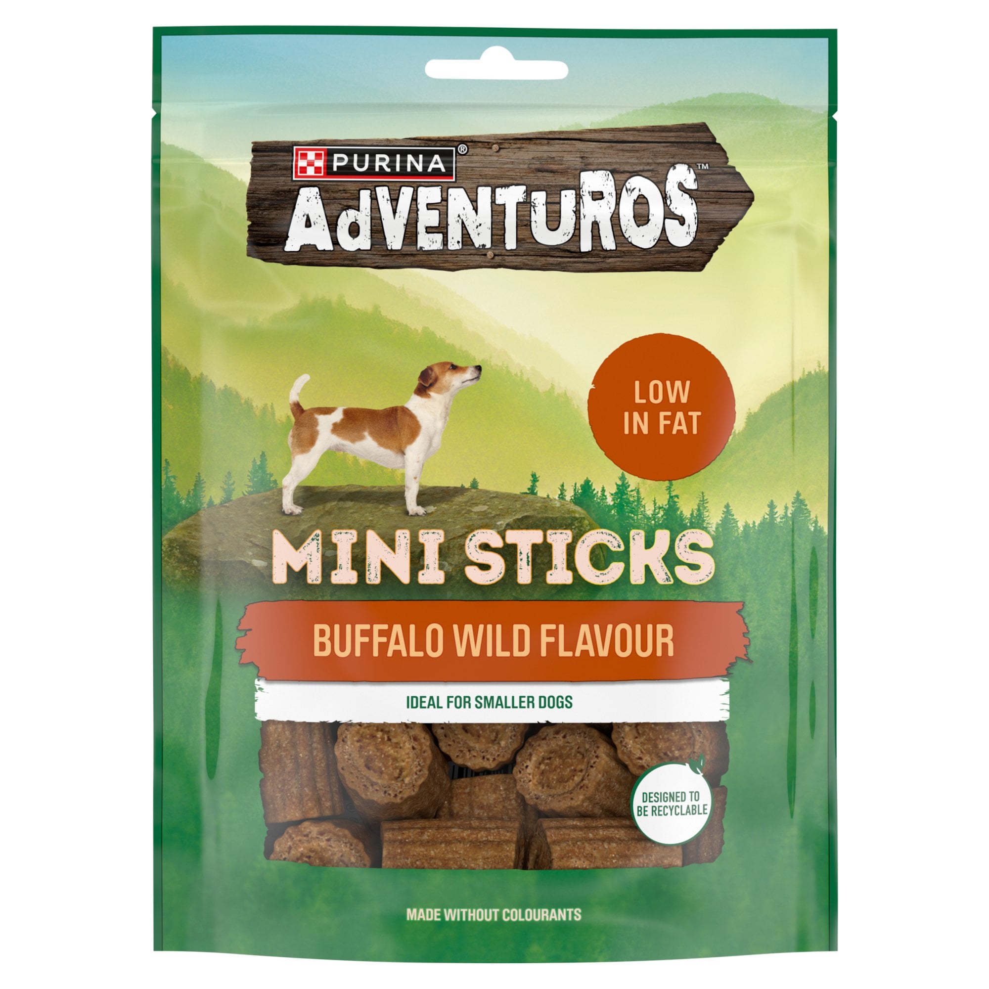 ADVENTUROS Sticks Bölény, vad ízű jutalomfalat kistestű kutyák részére
