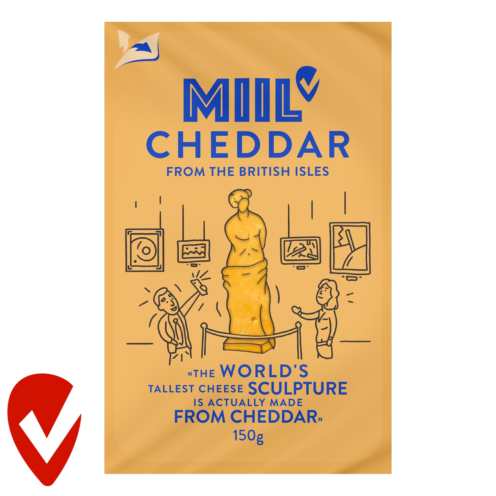 Miil Szeletelt cheddar zsíros, félkemény sajt