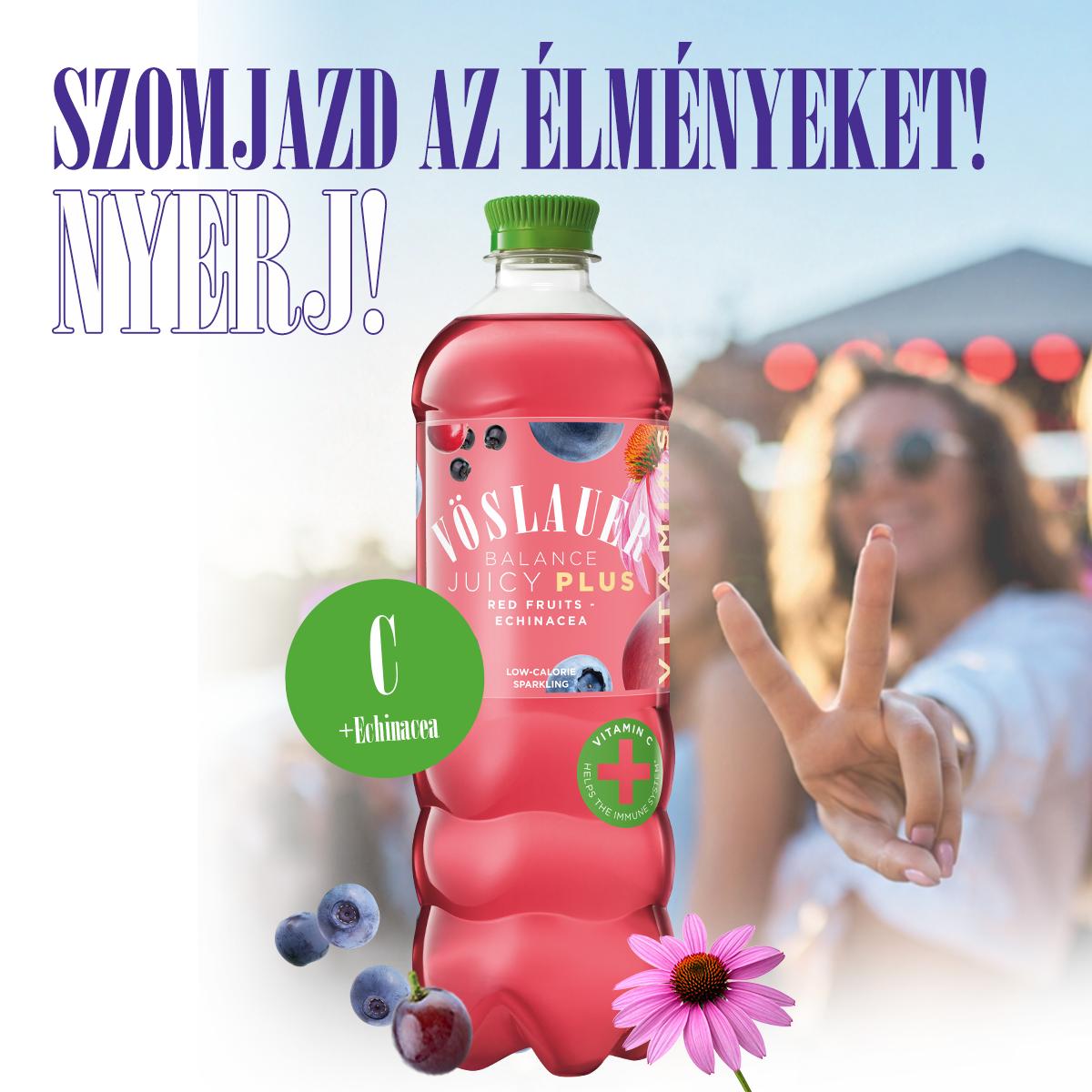 Vöslauer Balance Juicy Piros gyümölcsök echinaceaval