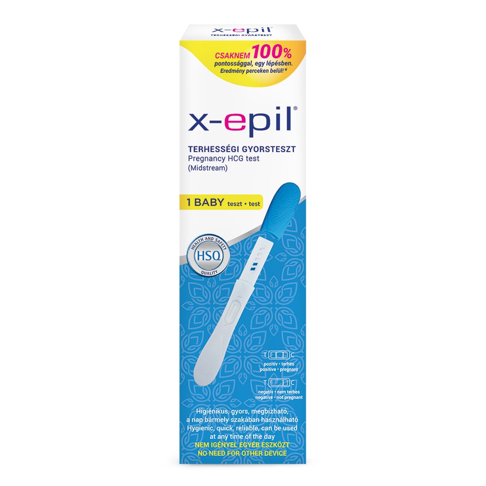X-EPIL Terhességi gyorsteszt egy lépésben