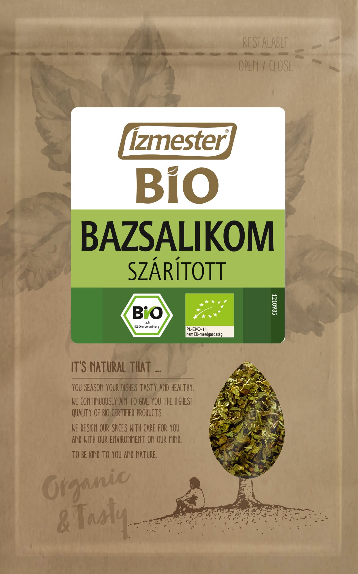 Ízmester BIO Szárított bazsalikom