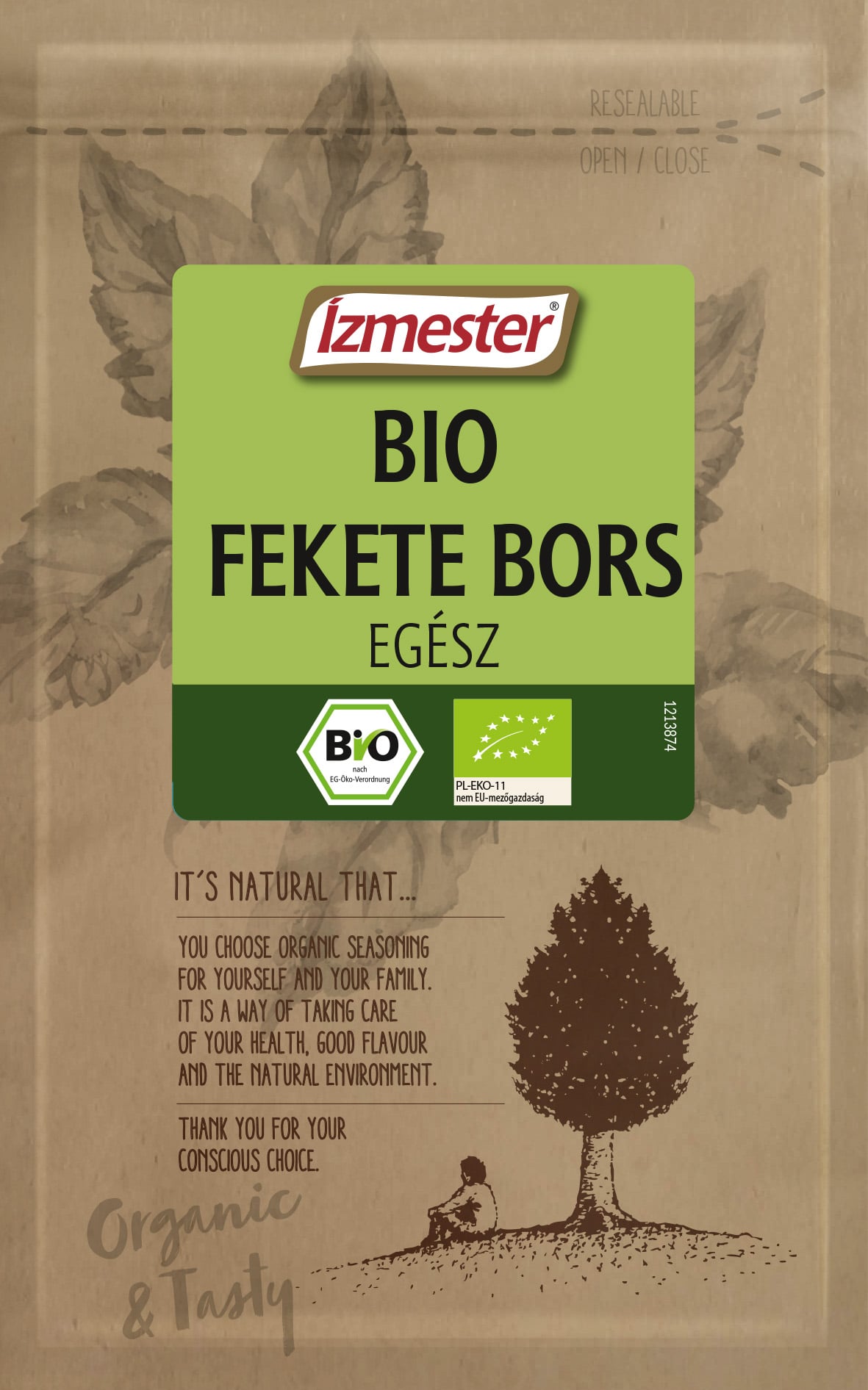 Ízmester BIO Egész feketebors