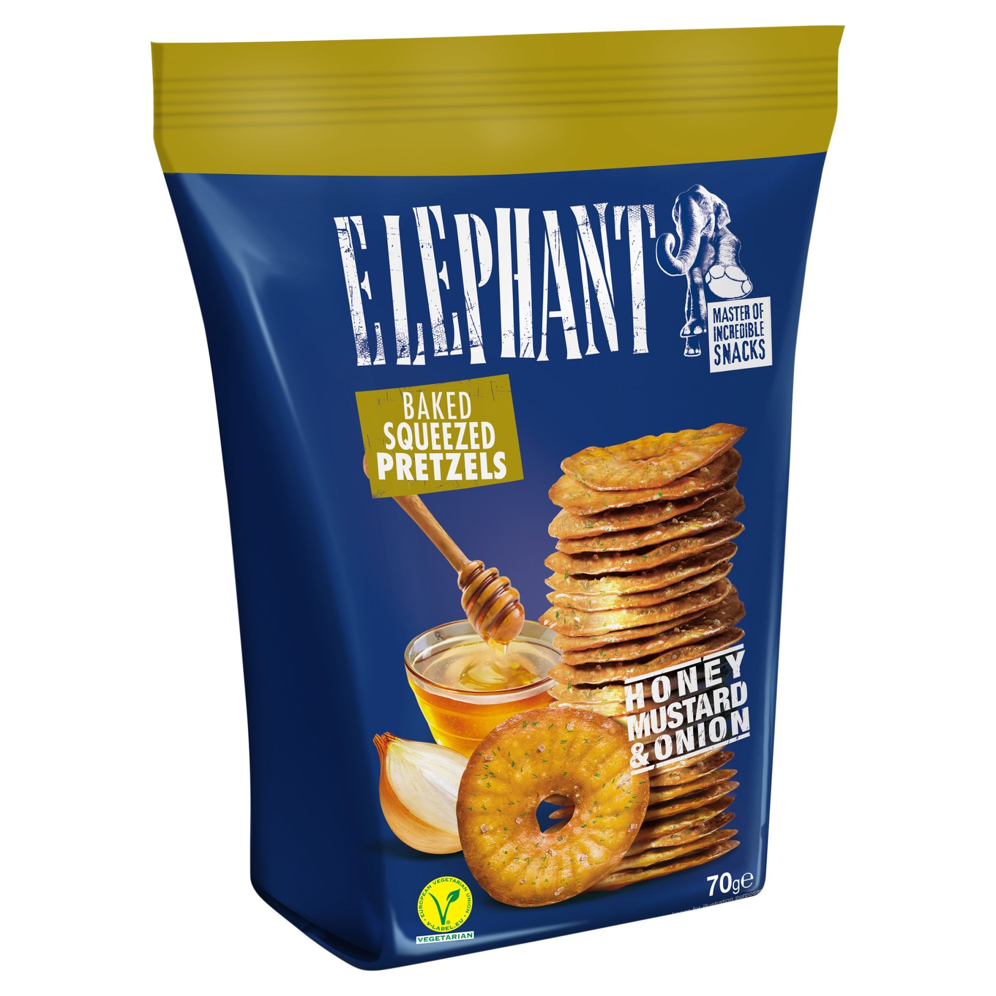 Elephant chips-tallér mézes-mustáros-hagymás