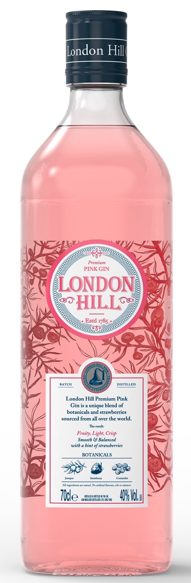 Gin London Hill Pink 40%