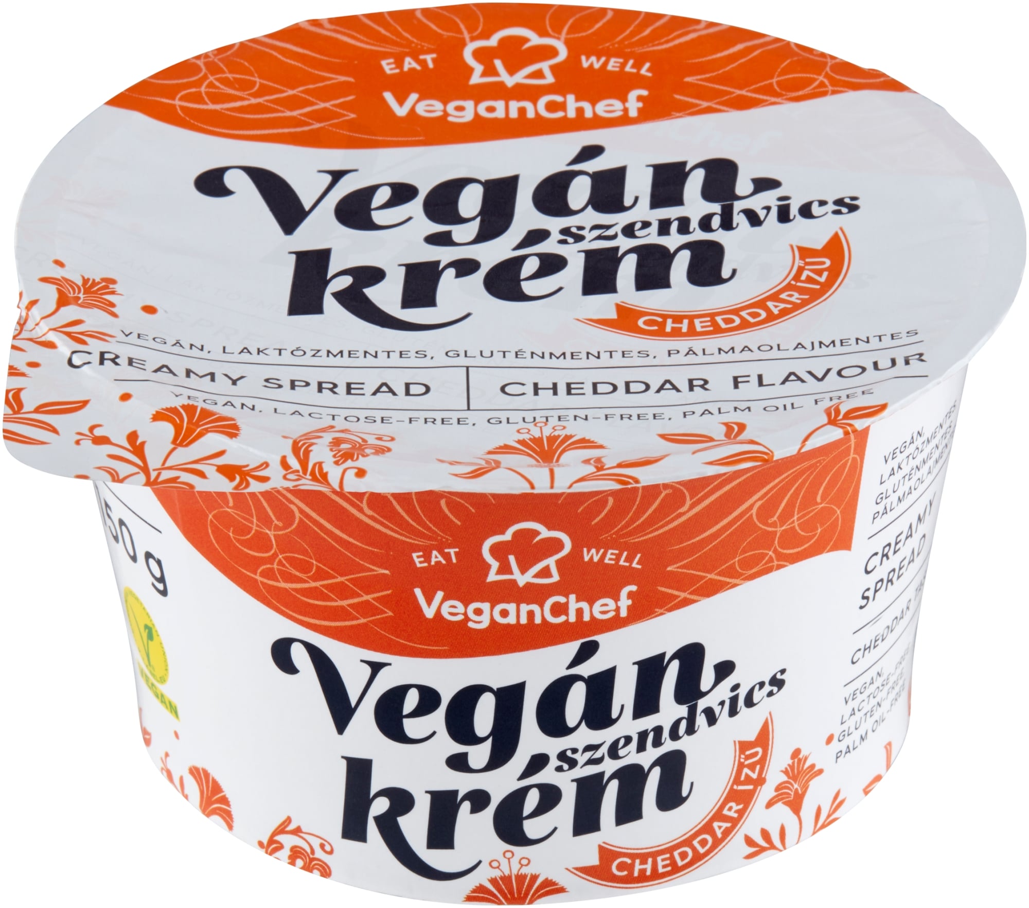 VeganChef Cheddar ízű kenhető növényi krém
