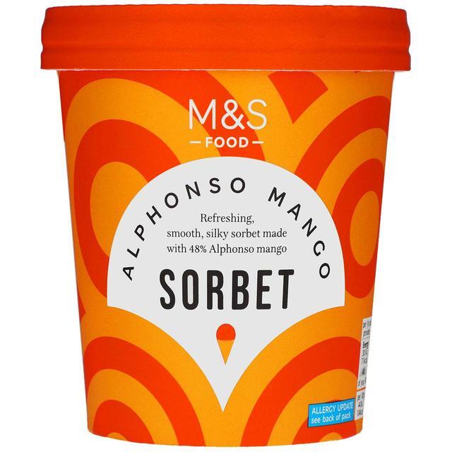 Marks & Spencer Mangó szorbett Alphonso mangó pürével