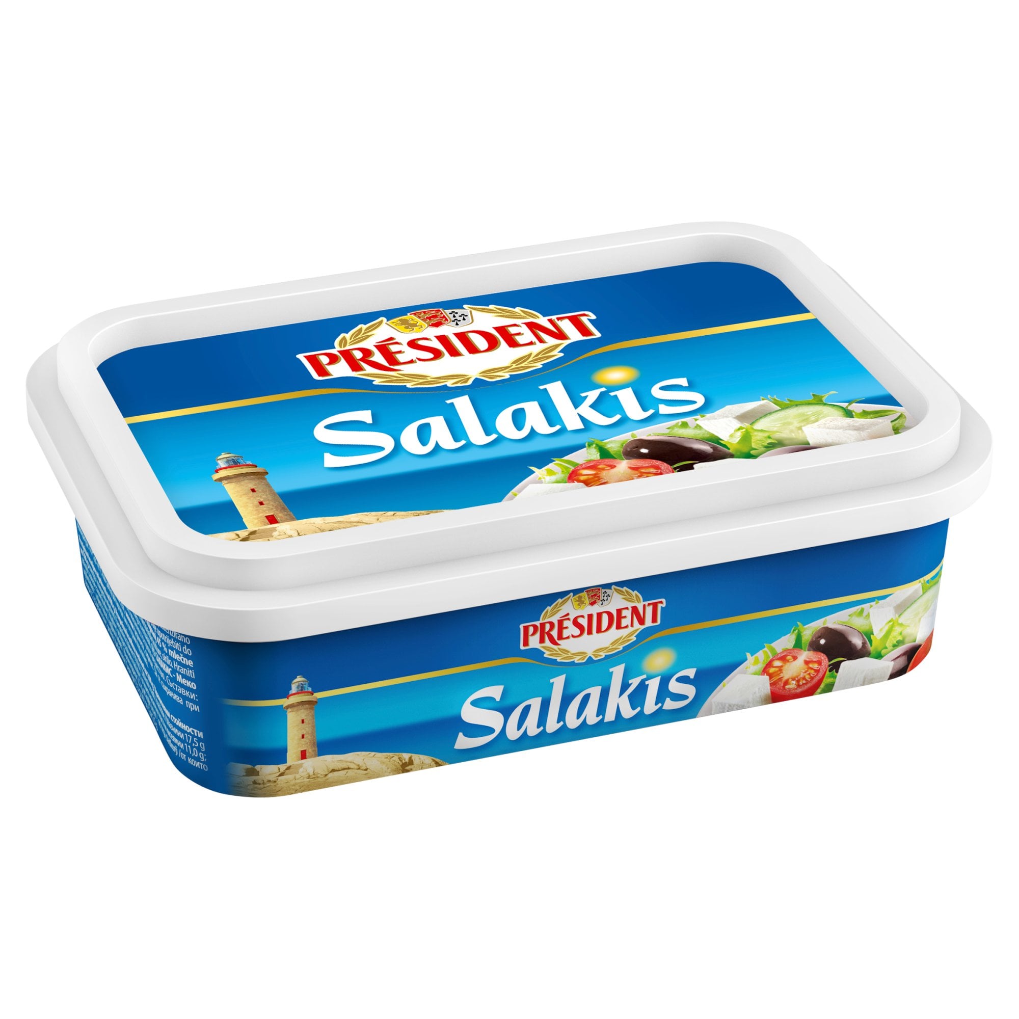 Président Salakis krémfehér zsíros, lágy sajt
