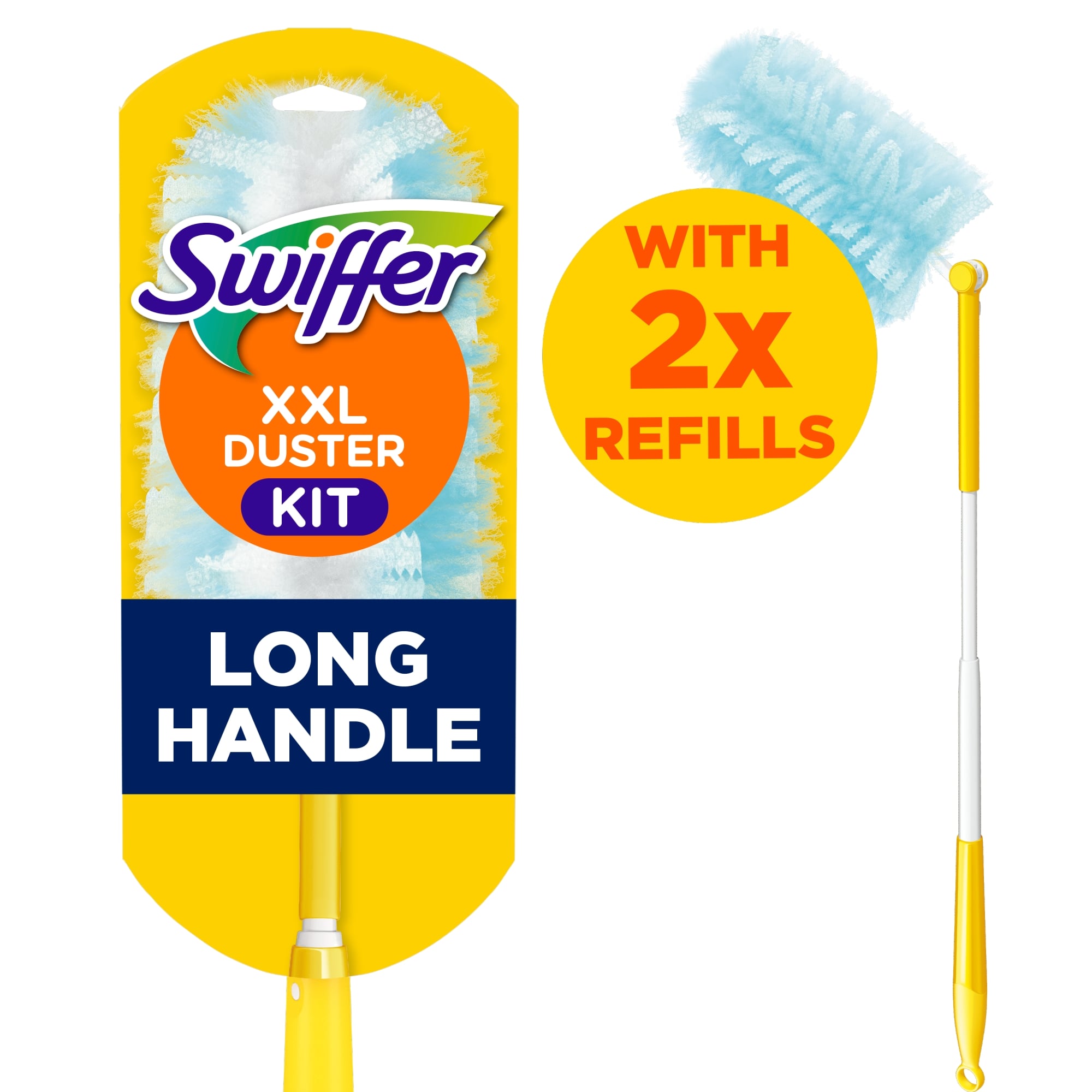 Swiffer XXL Duster Portalanító Kezdőkészlet, 1 db nyél + 2 db utántöltő kefe