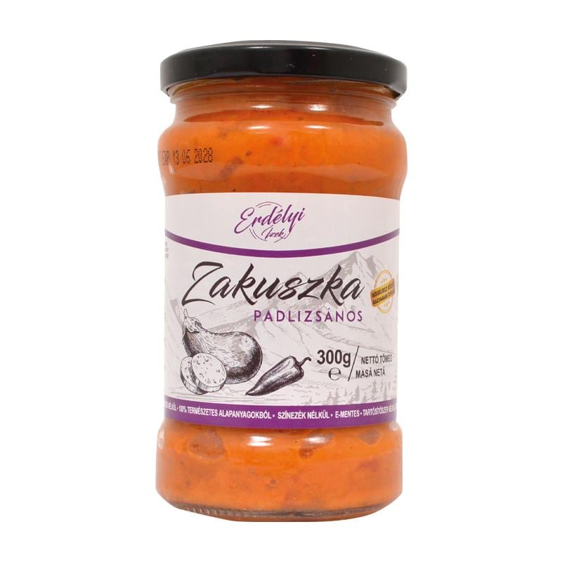 Erdélyi Ízek-Padlizsános zakuszka sült paprikával