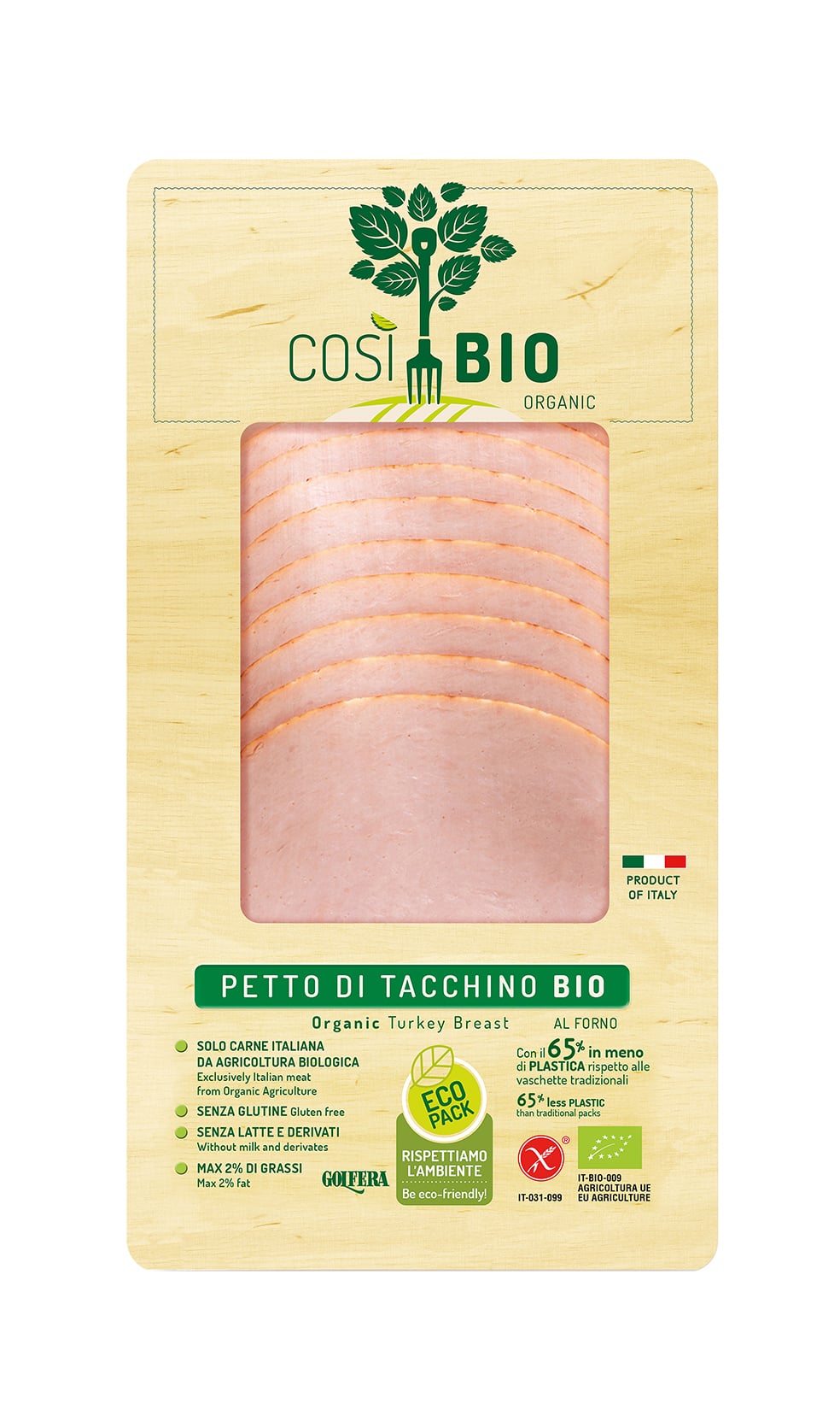 COSI BIO Pulykamell sonka