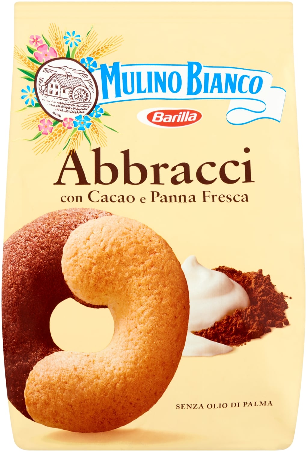 Mulino Bianco Abbracci édes keksz