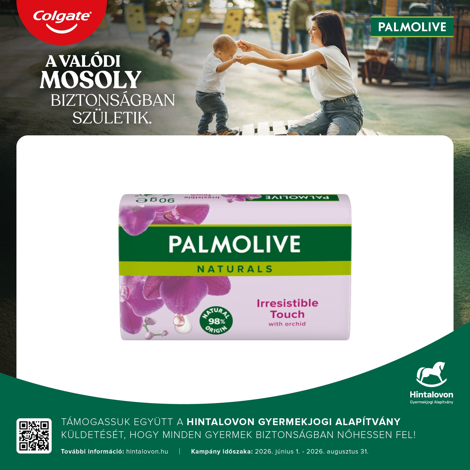 Palmolive Naturals Irresistible Touch with Orchid pipereszappan