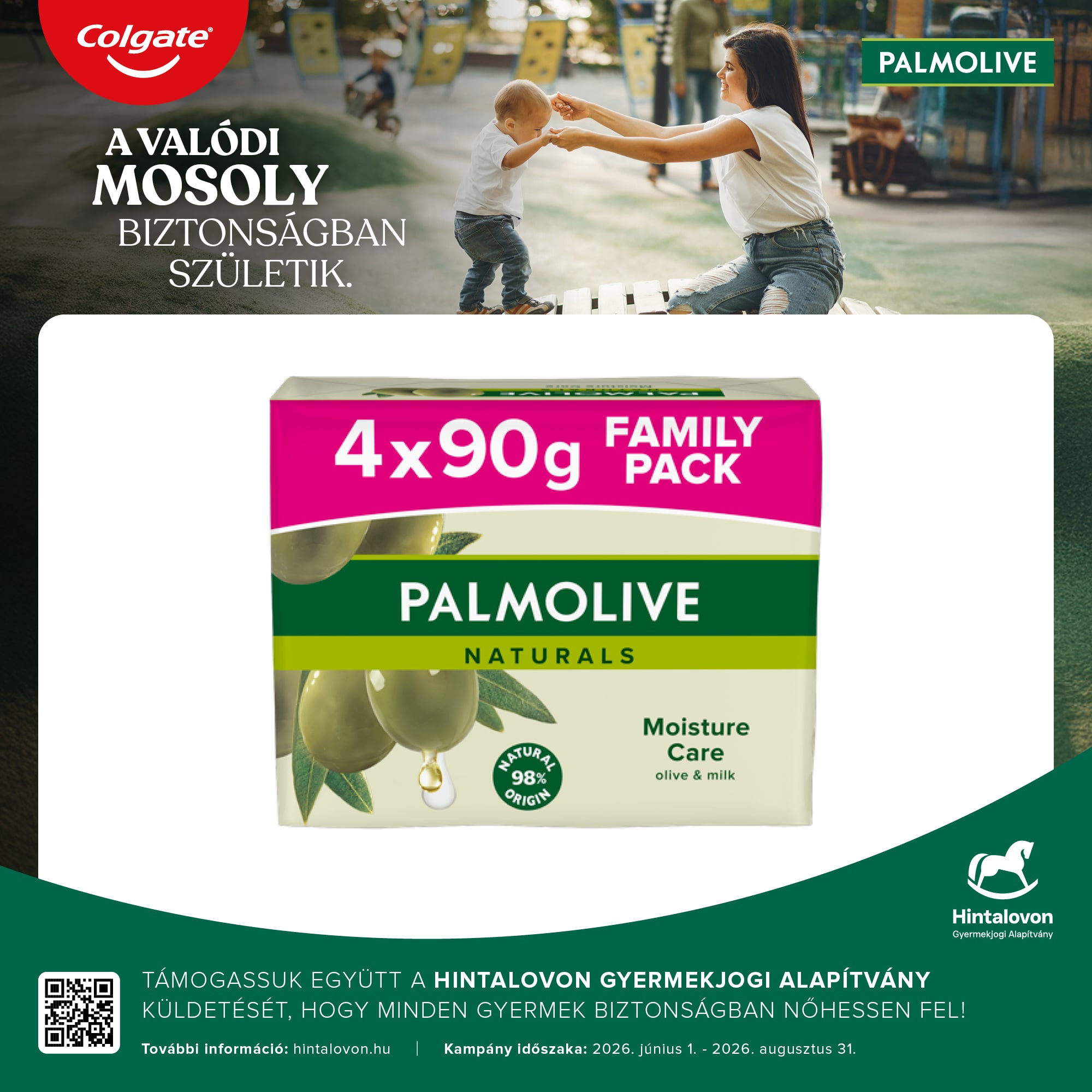 Palmolive Szappan Naturals Olive & Milk 4db