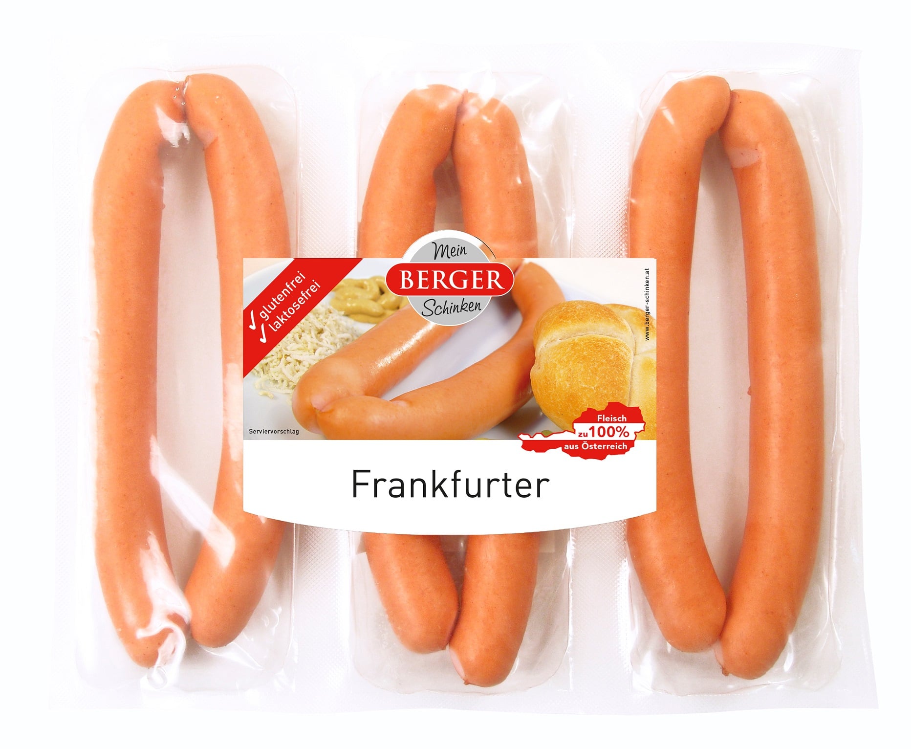 Berger Frankfurti sertés virsli, 79% hústartalommal