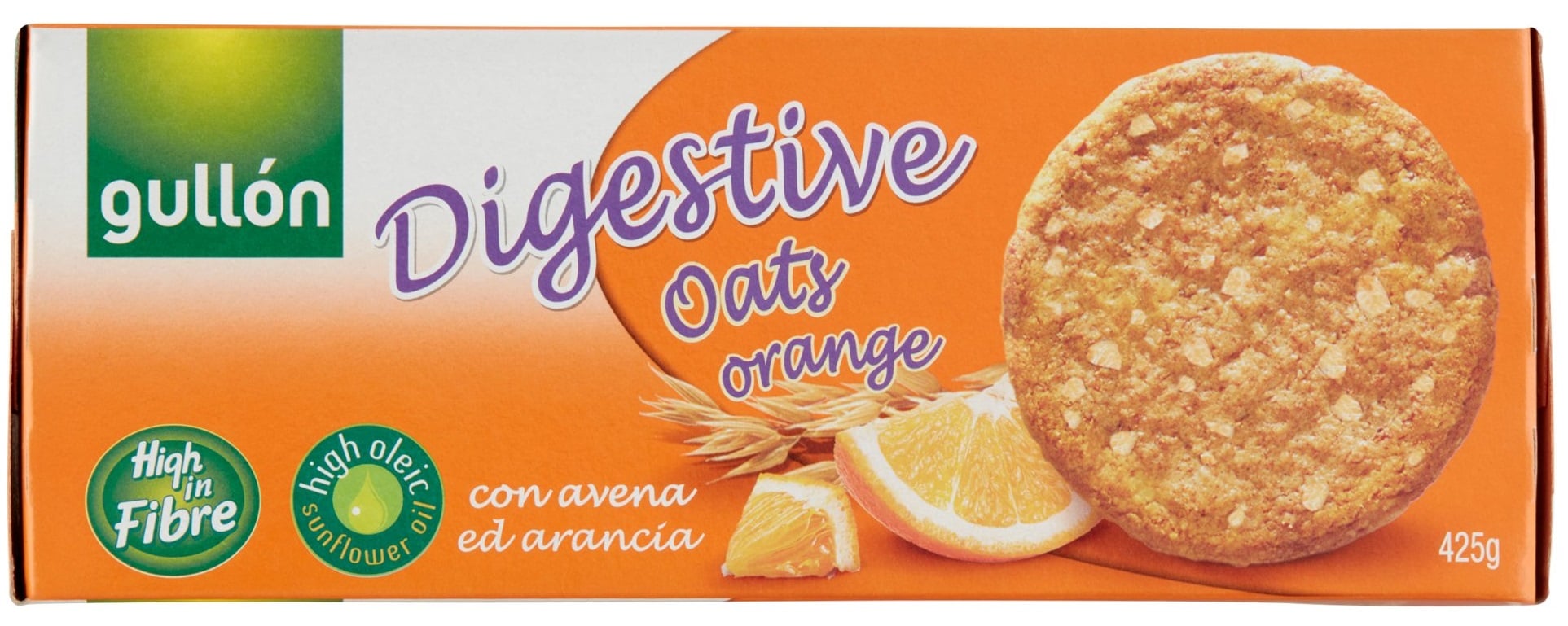 Gullon Digestive Zabpelyhes, narancsos keksz