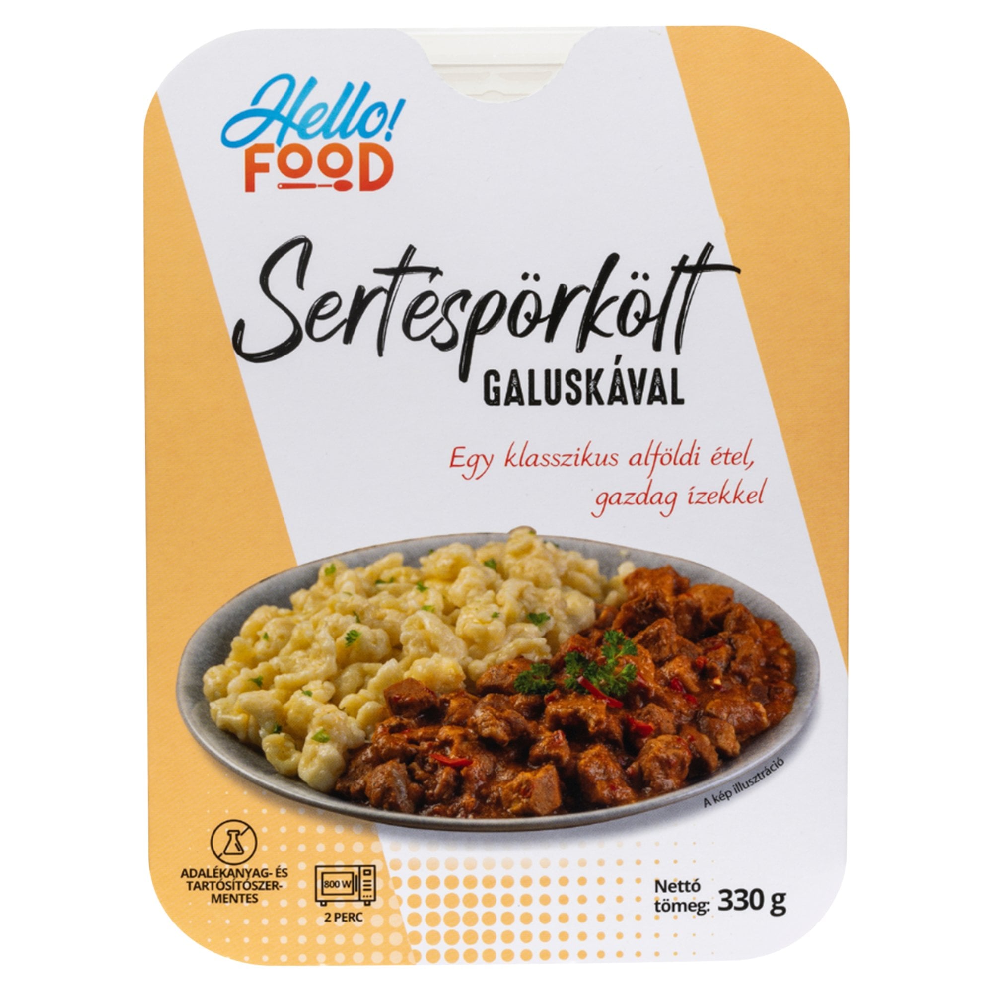 HELLO FOOD Sertéspörkölt galuskával
