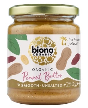 Biona Bio lágy földimogyoróvaj - só nélkül