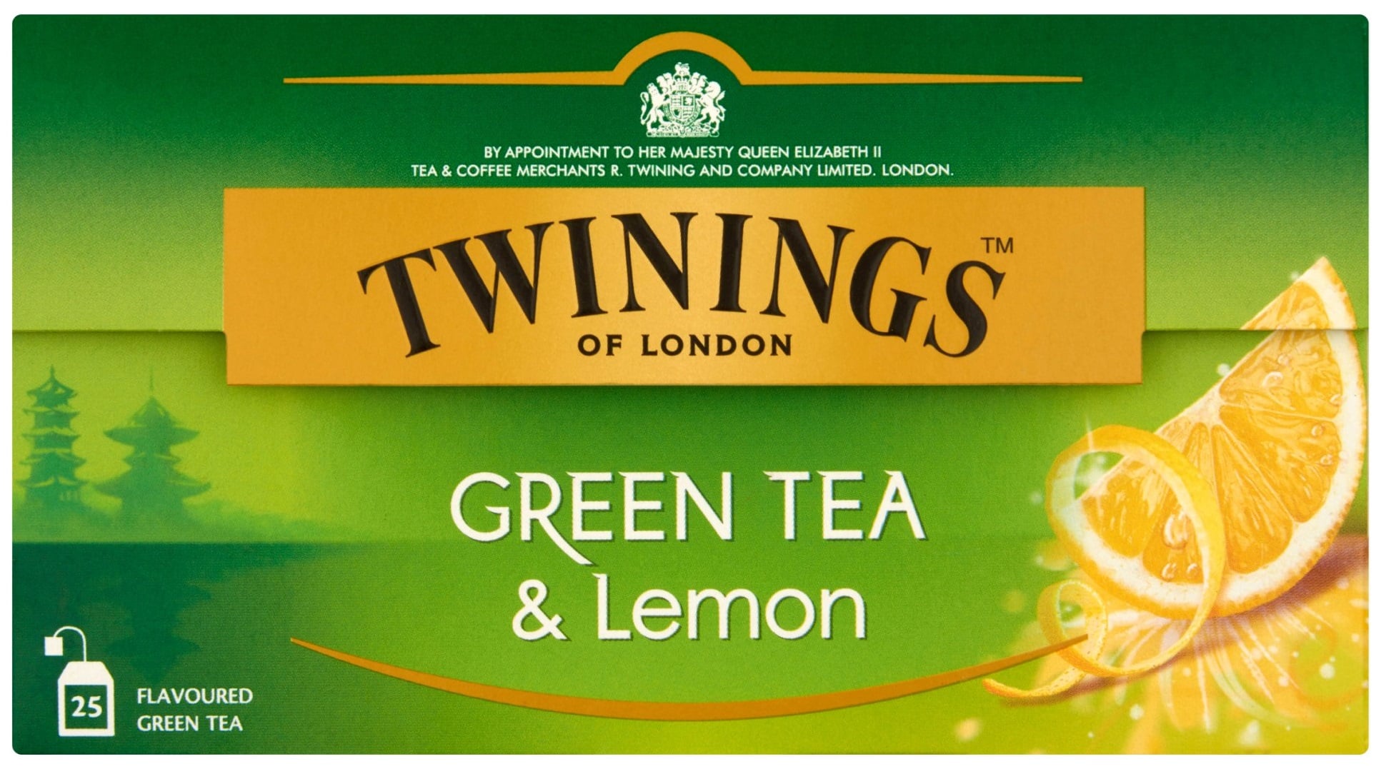 Twinings Zöldtea citrom filteres