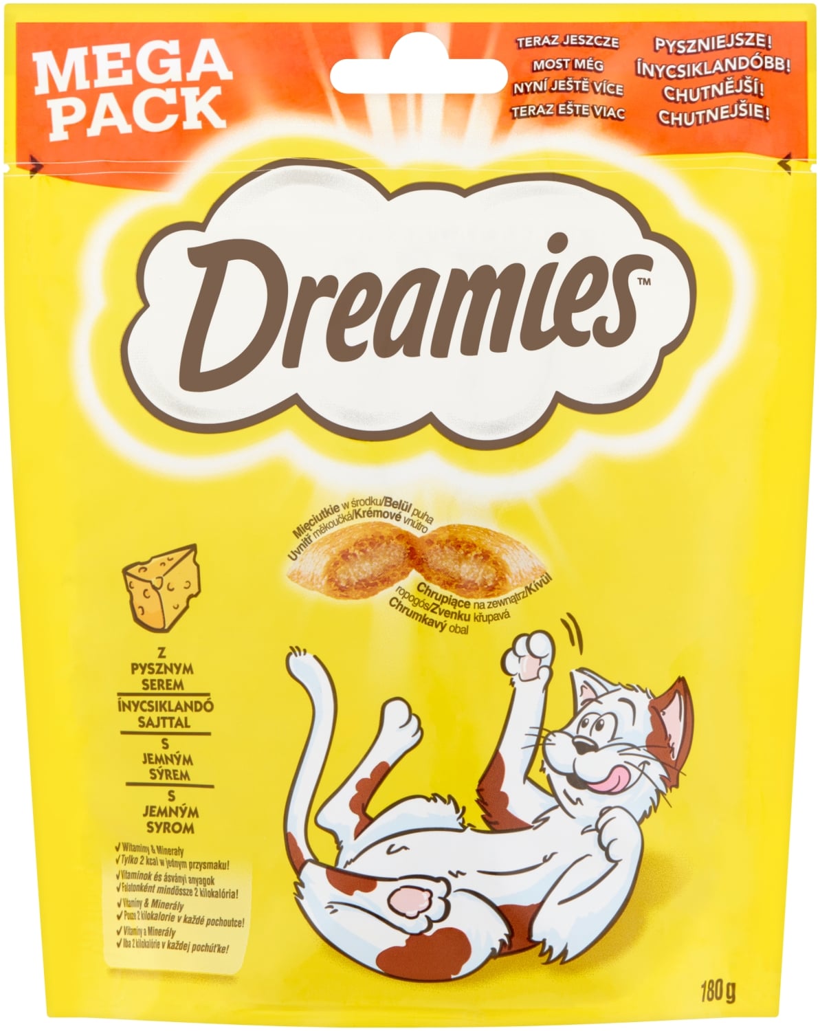Dreamies jutalomfalat macskák számára sajttal