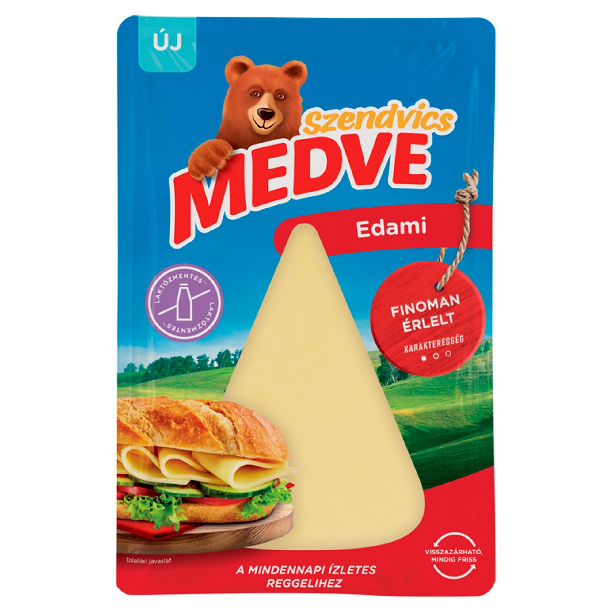 Medve Edami szeletelt sajt, laktózmentes