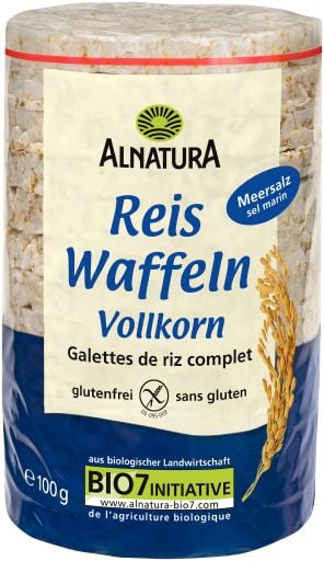 Alnatura BIO Teljes kiőrlésű rizstallér, tengeri sóval