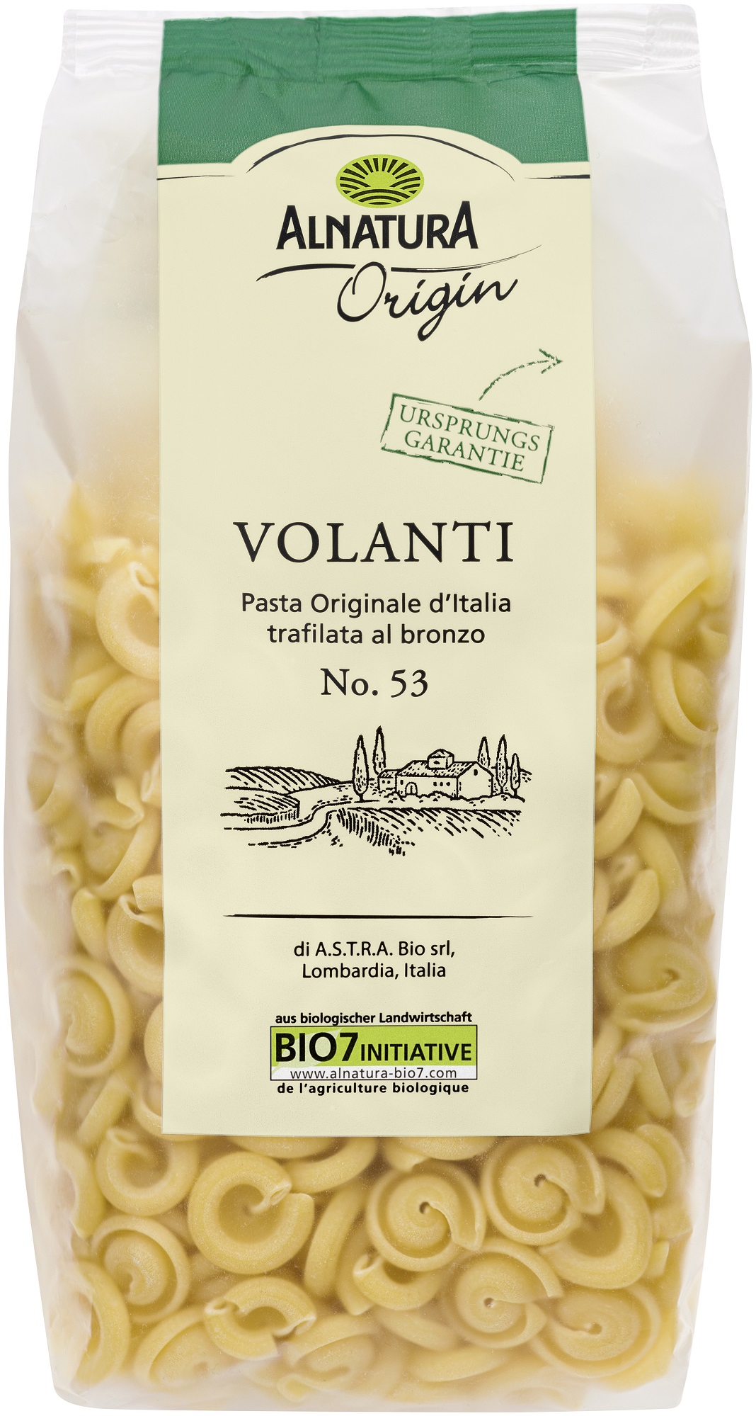 Alnatura BIO Volanti száraztészta durumbúzadarából