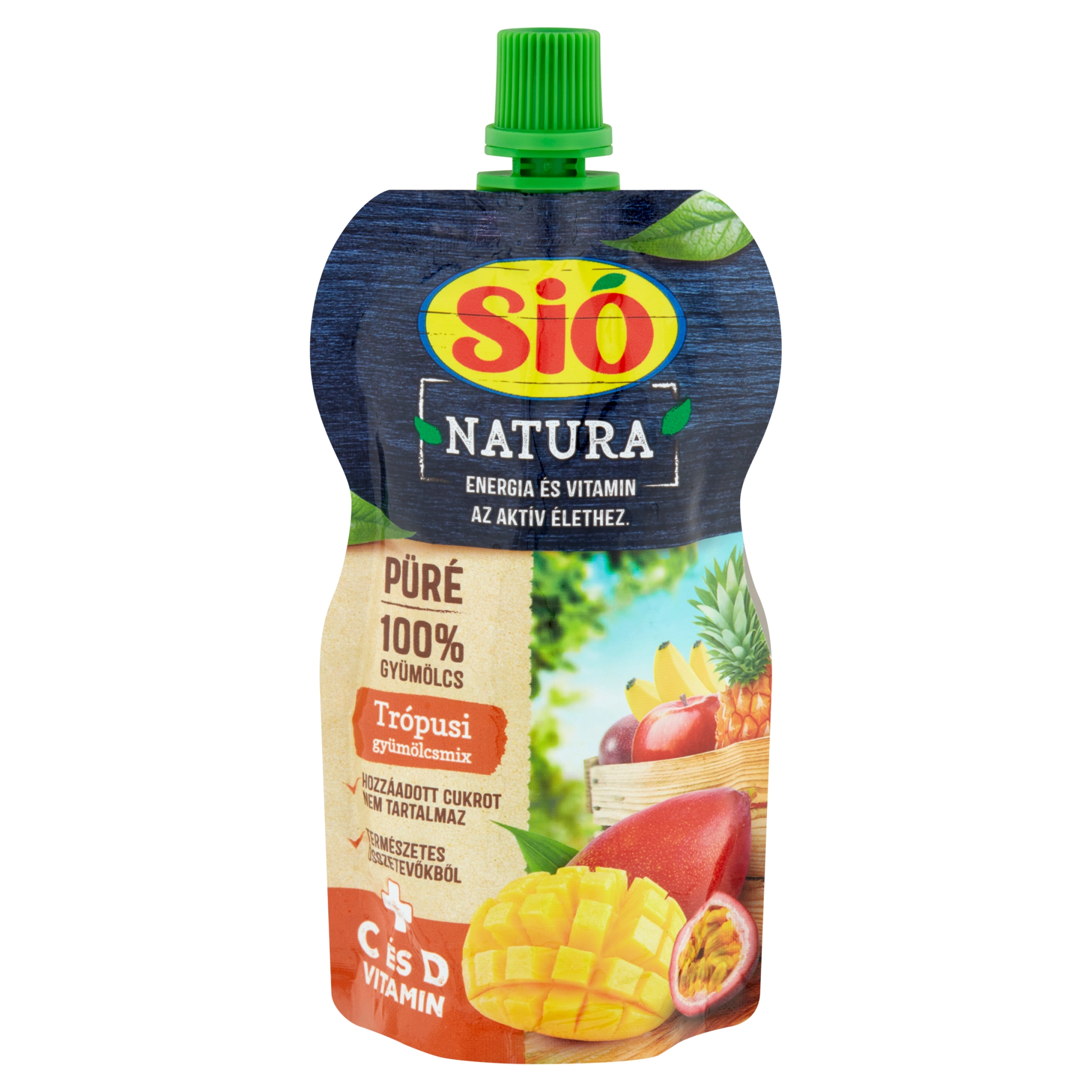 Sió Natura trópusi gyümölcsmix püré