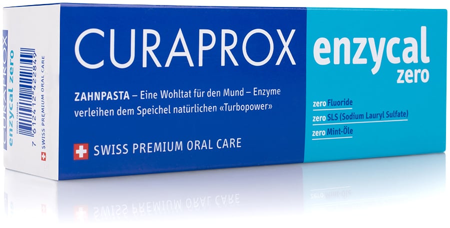 Curaprox Enzycal Zero, enzimes fogkrém, fluoridmentes