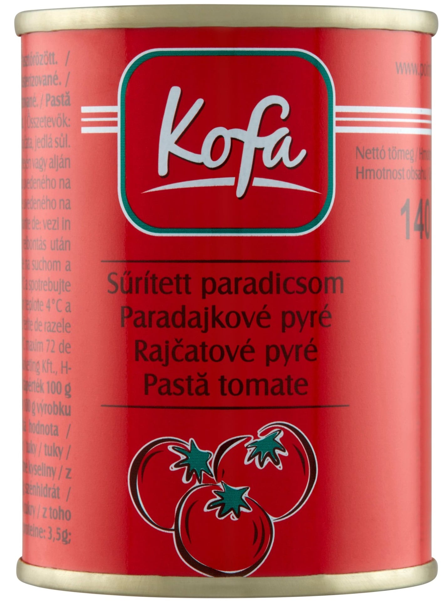 Kofa sűrített paradicsom
