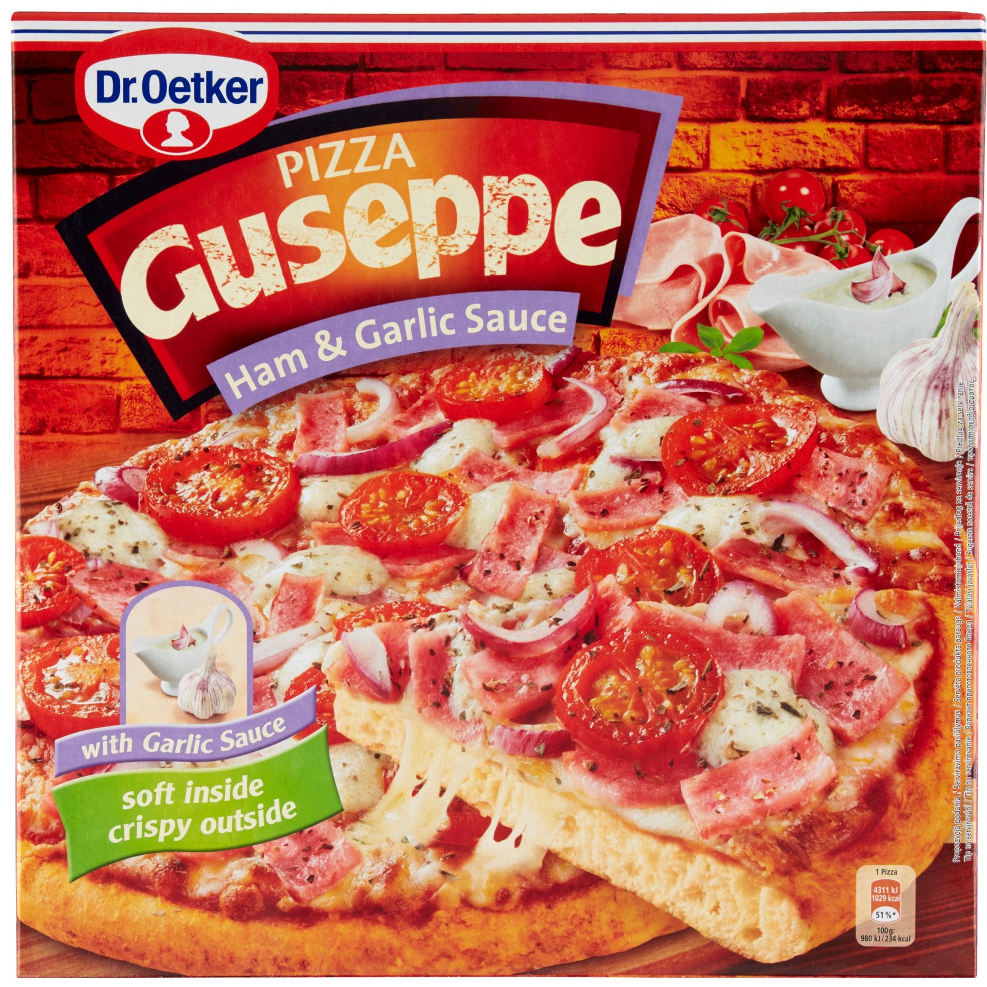 Dr. Oetker Guseppe Sonkás Fokhagymaszósszal