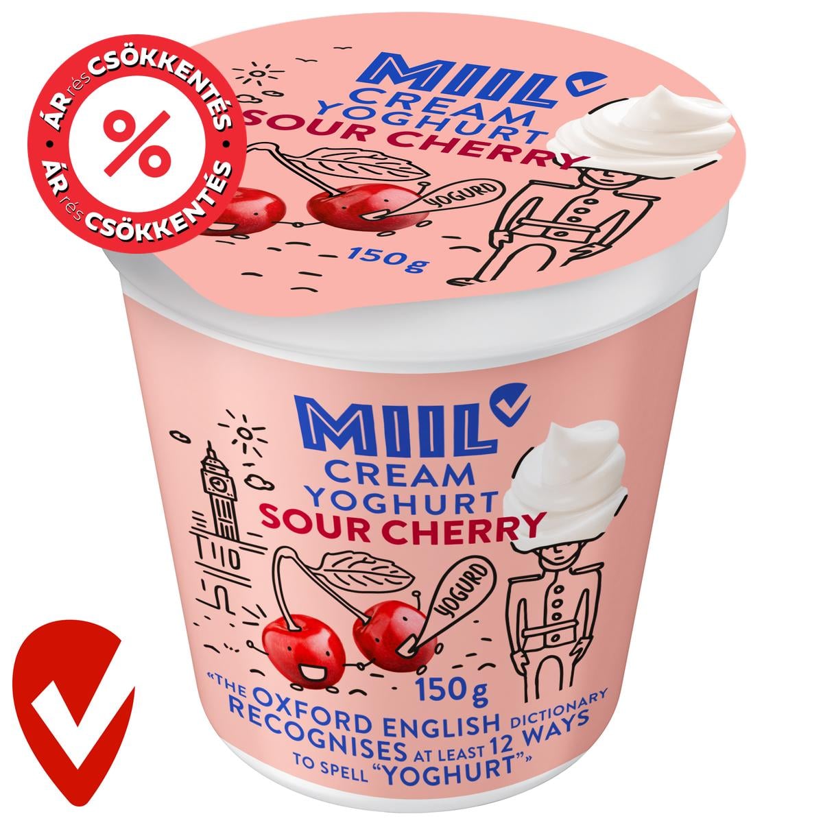 Miil Meggyes krémjoghurt