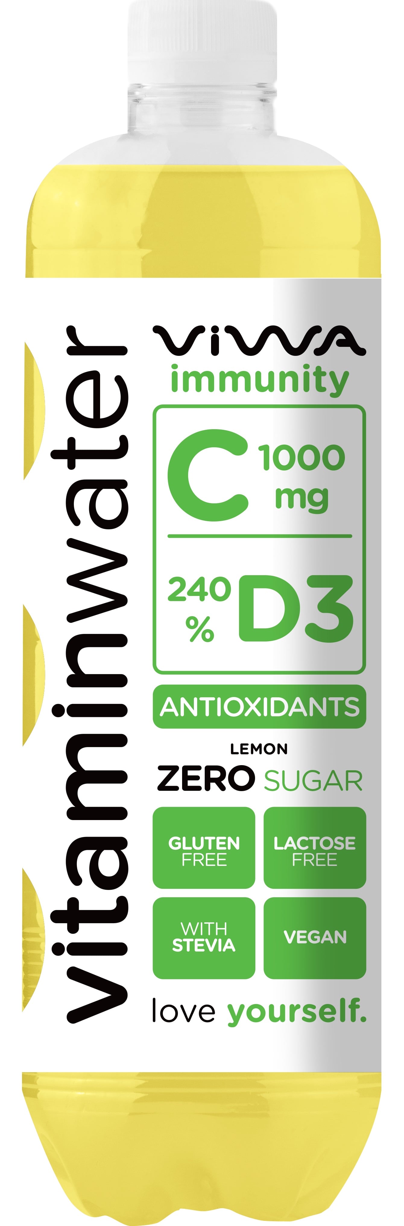 Viwa Immunity Zero szénsavmentes citrom ízű üdítőital