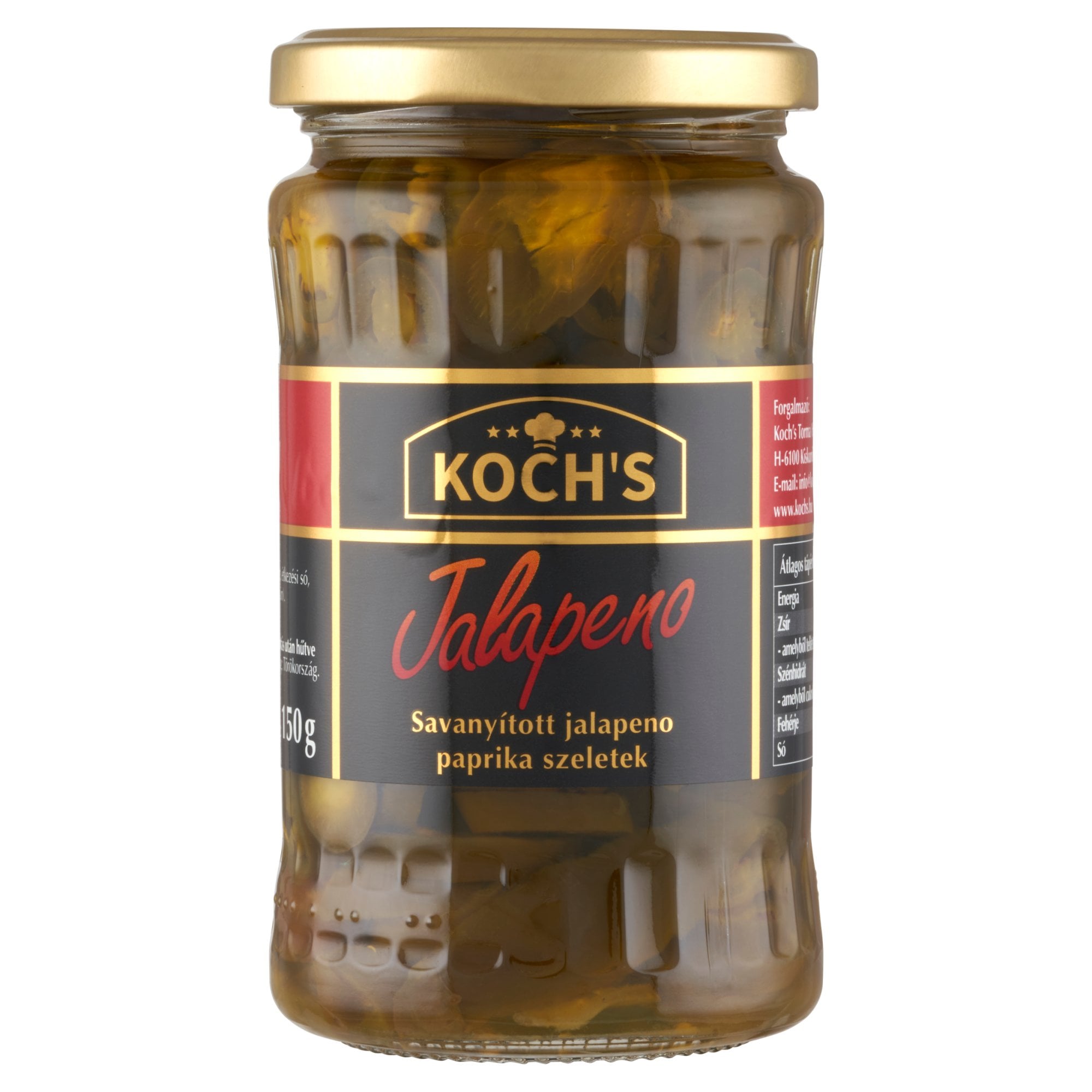 Koch's Jalapeno szeletelt (350 g)