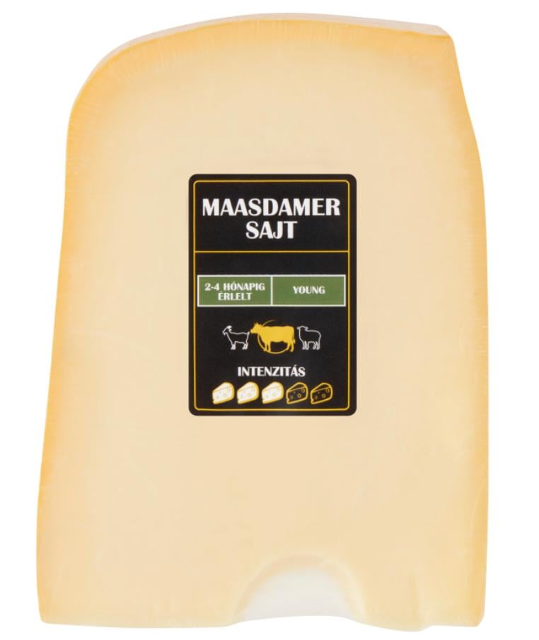 Lecker Maasdamer darabolt sajt