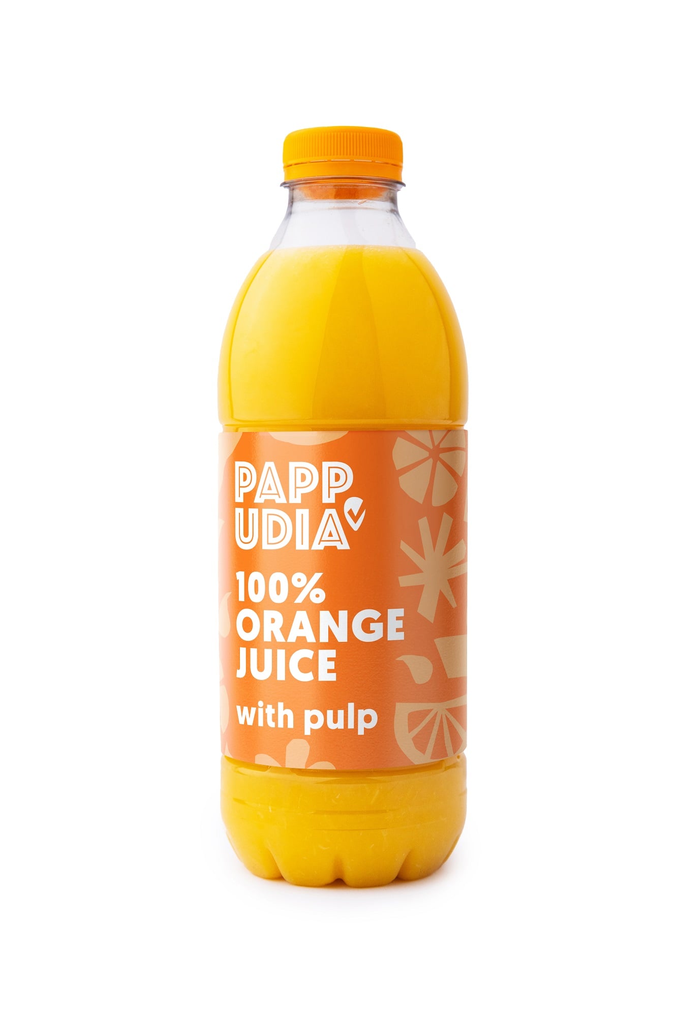 Pappudia 100% Friss Narancslé gyümölcshússal