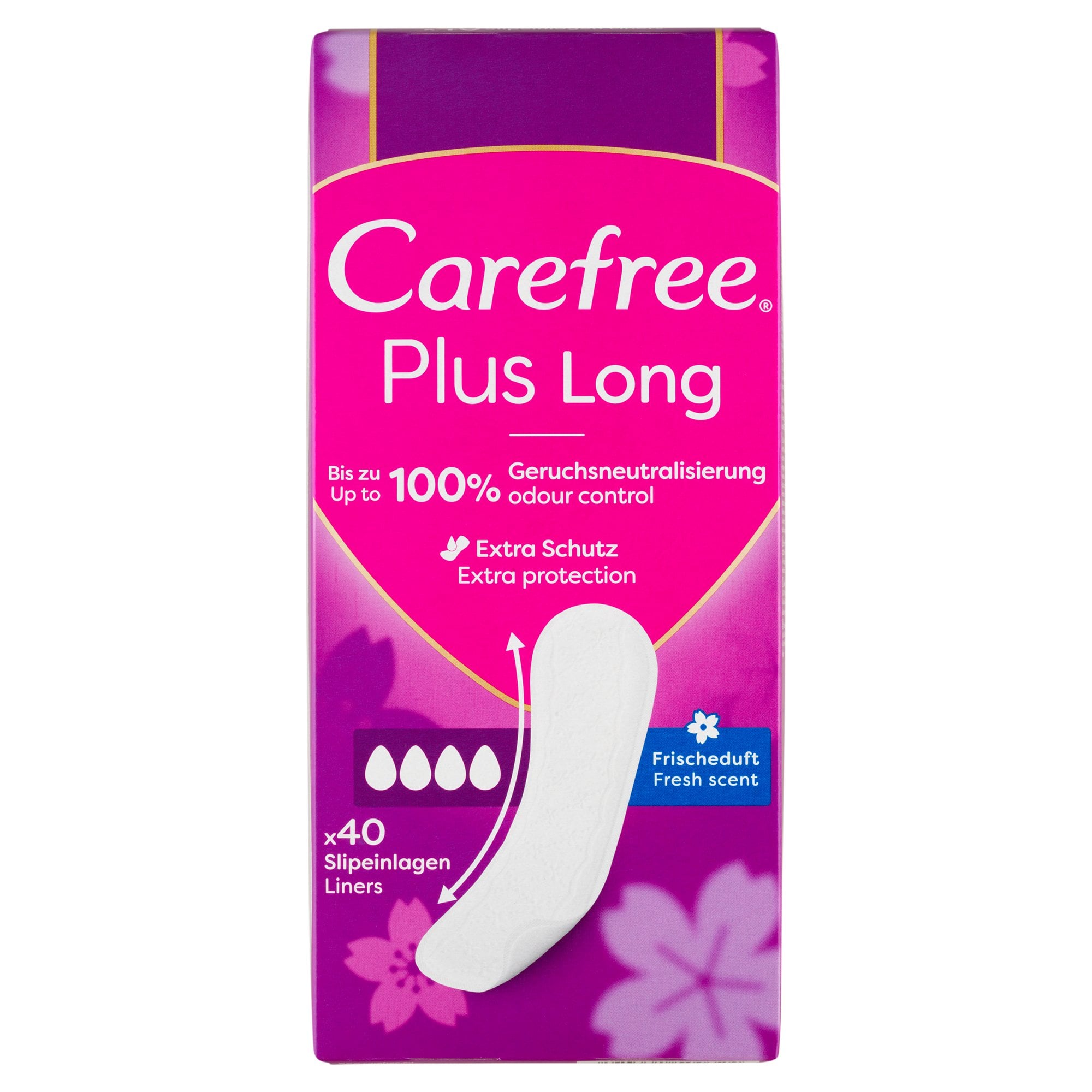 Carefree Plus Long tisztasági betét