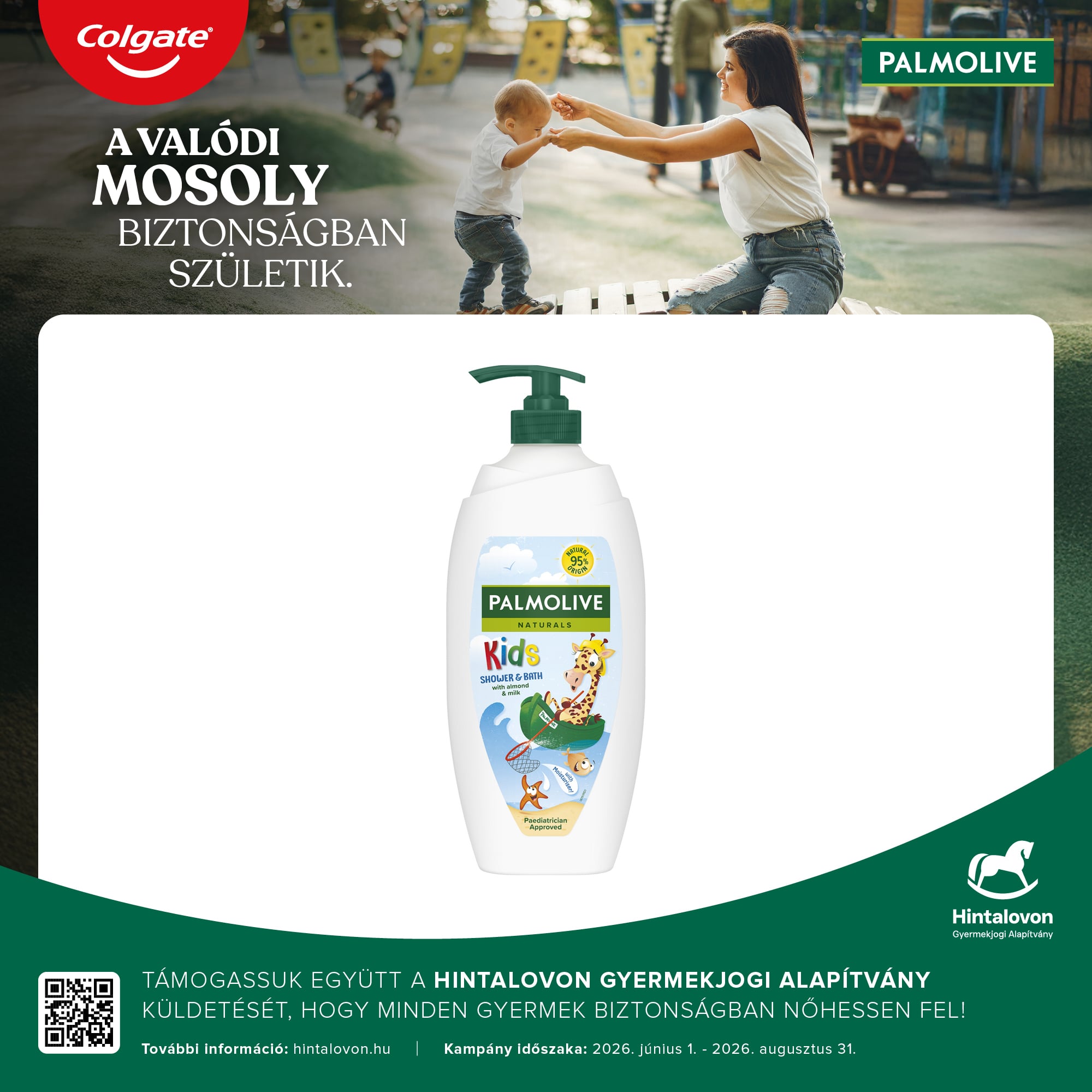 Palmolive Kids gyerek tusfürdő pumpás