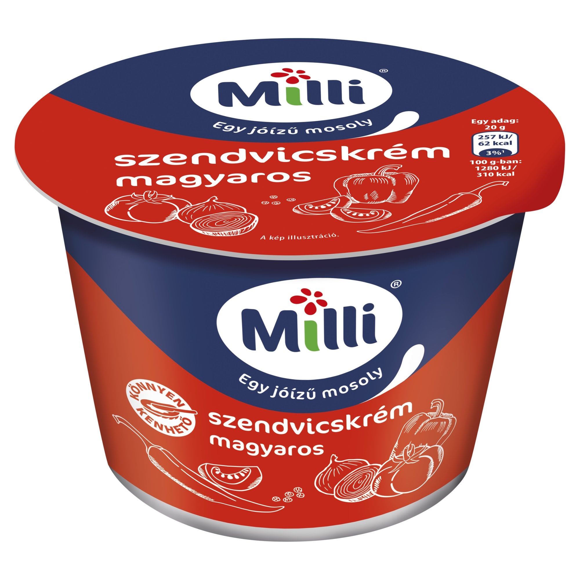 Milli Magyaros ízesítésű szendvicskrém