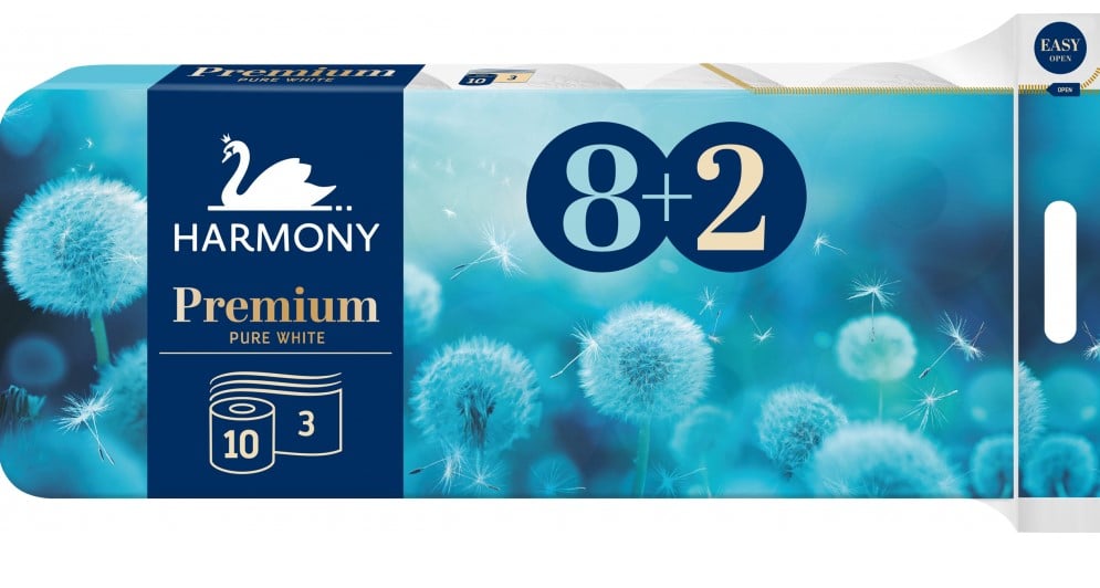 HARMONY Premium 3 rétegű toalettpapír 10 db